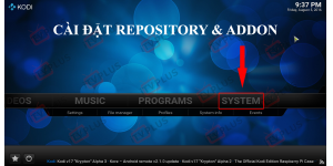 HƯỚNG DẪN GÀI REPOSITORY & ADDON VÀO KODI/SPMC