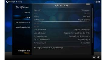 HƯỚNG DẪN TUỲ CHỈNH HIỂN THỊ TIẾNG VIỆT TRÊN KODI