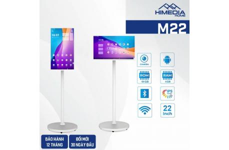 MÀN HÌNH CẢM ỨNG DI ĐỘNG THÔNG MINH HIMEDIA HOME M22 64G, 21.5INCH, IPS, RAM 4G+64G, ANDROID 12, WEBCAM 5MPX, TÍCH HỢP PIN 8000MAH, BH 12 THÁNG