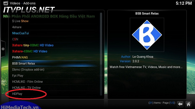 Huong dan cai dat Addon vao XBMC,   KODI(6)